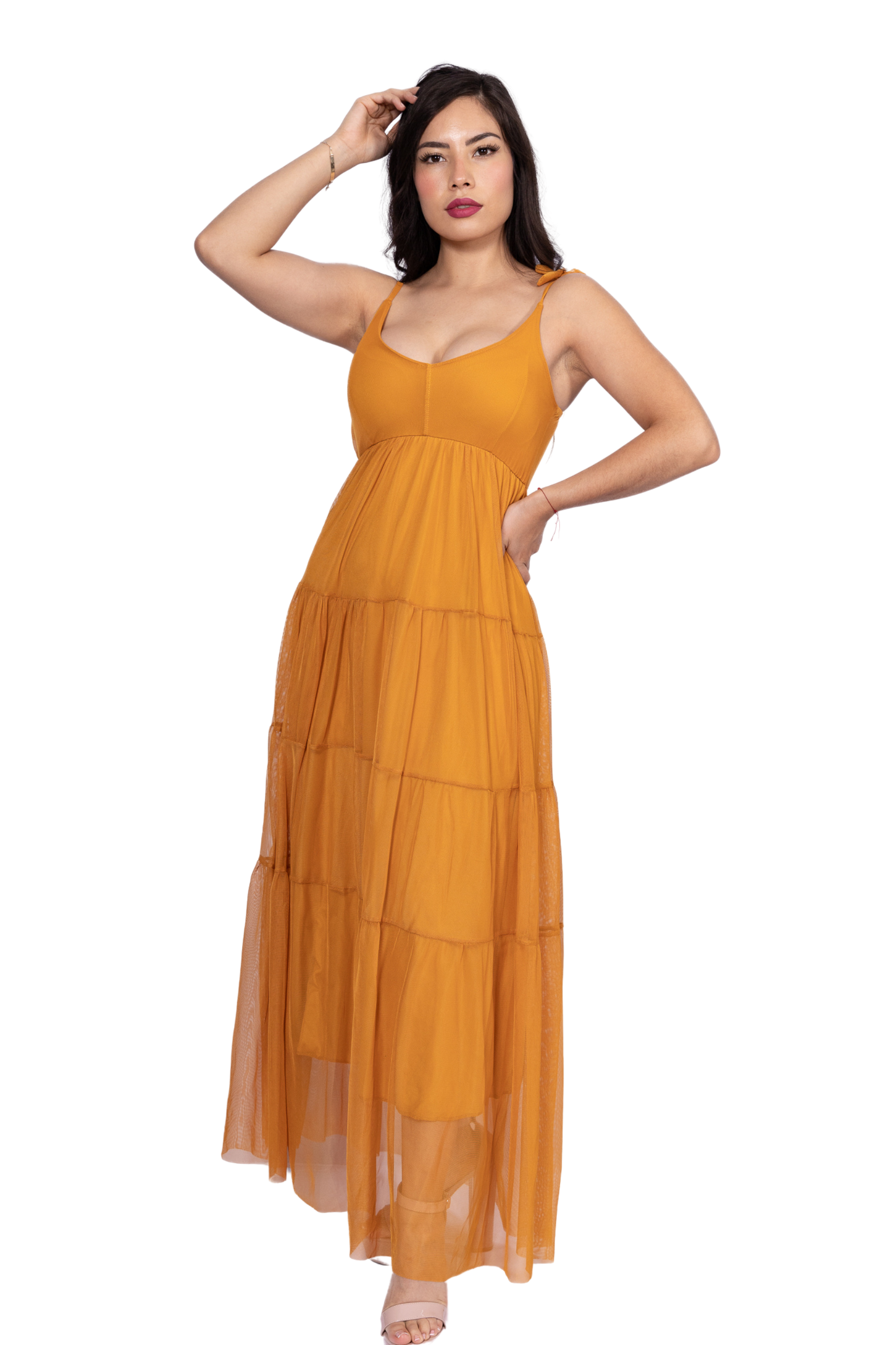 Maxivestido Merida tirante