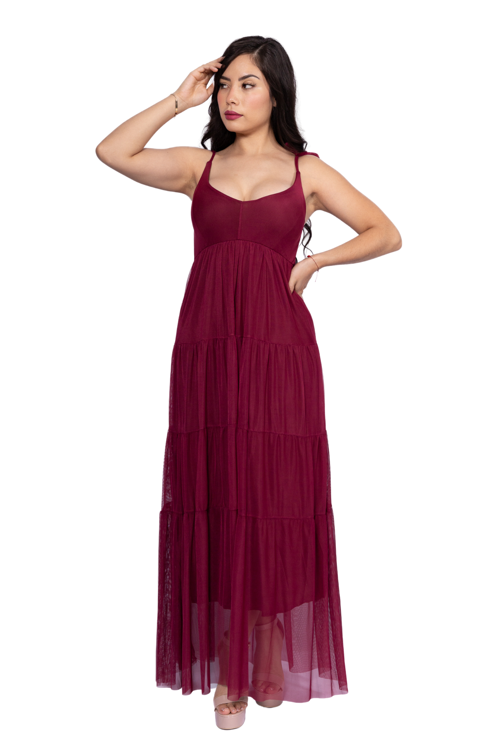 Maxivestido Merida tirante