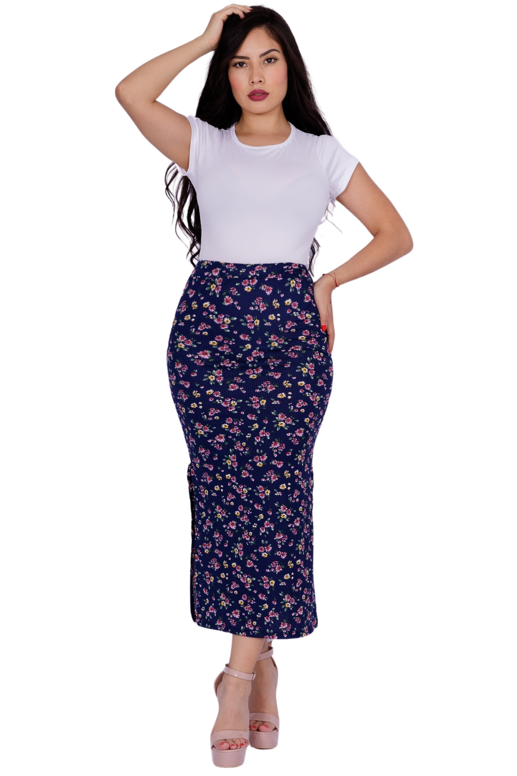 Falda Atenas Floreada