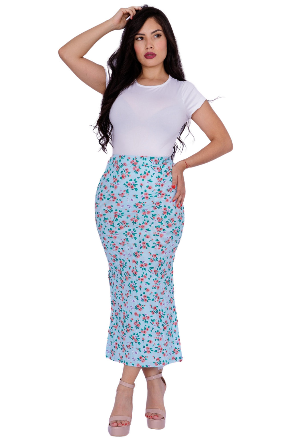Falda Atenas Floreada