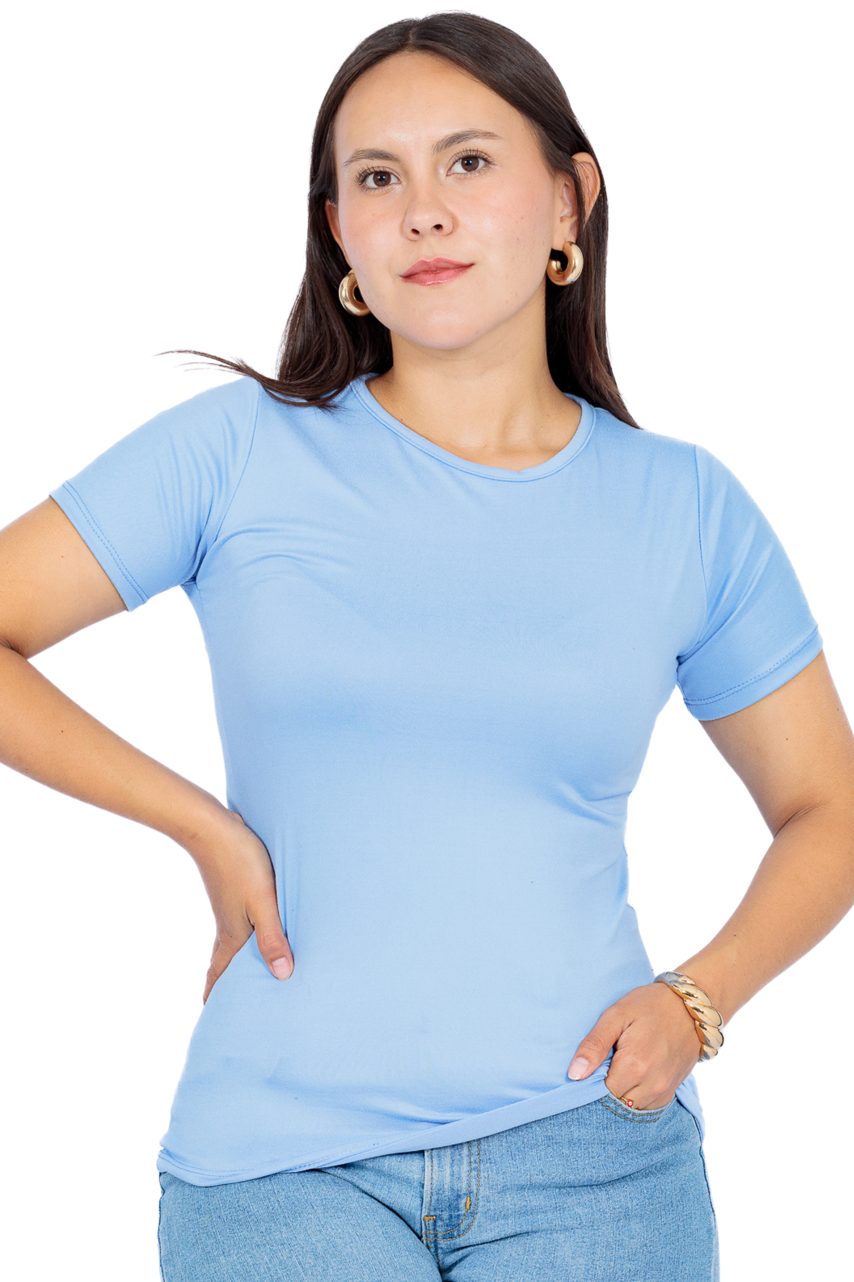 Blusa Lisa Manga Corta