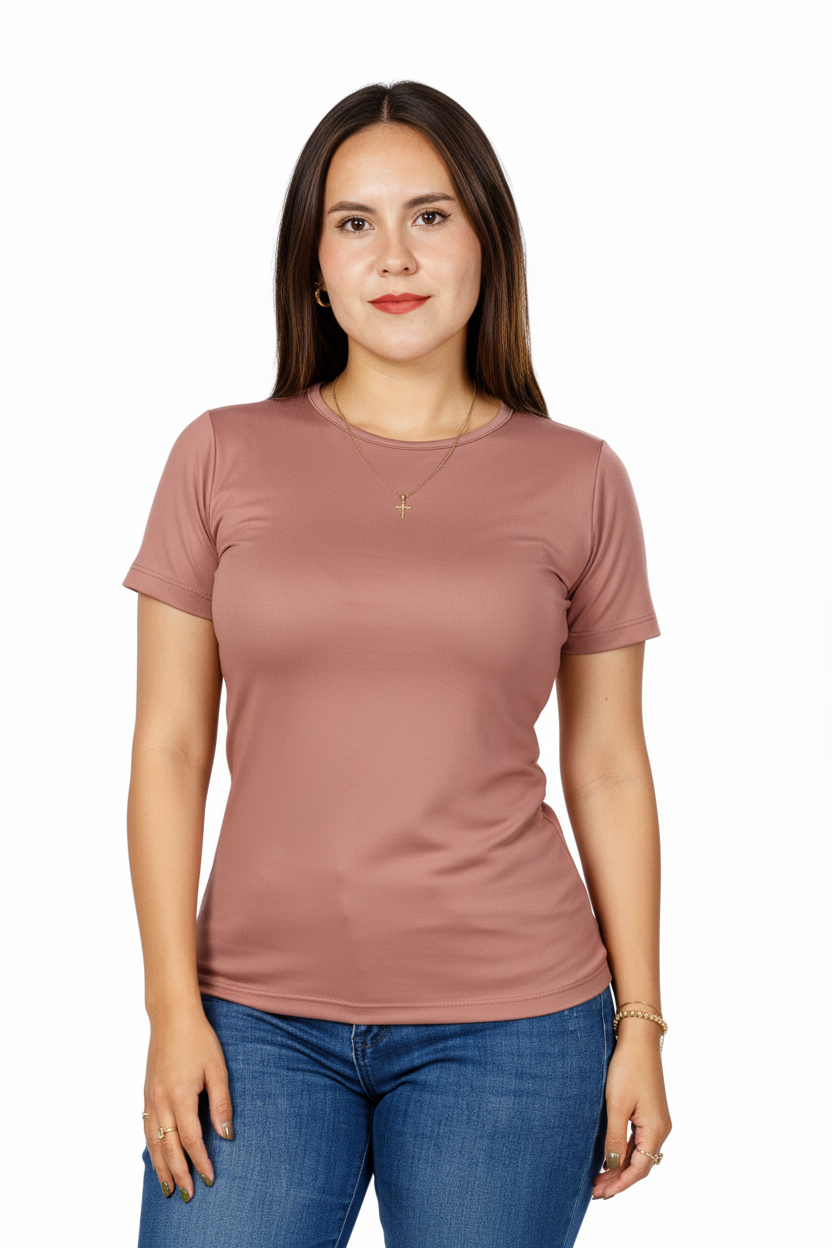 Blusa Lisa Manga Corta