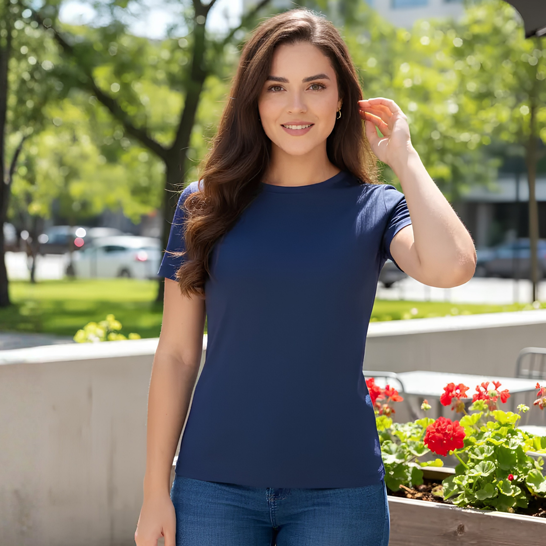 Blusa Lisa Manga Corta
