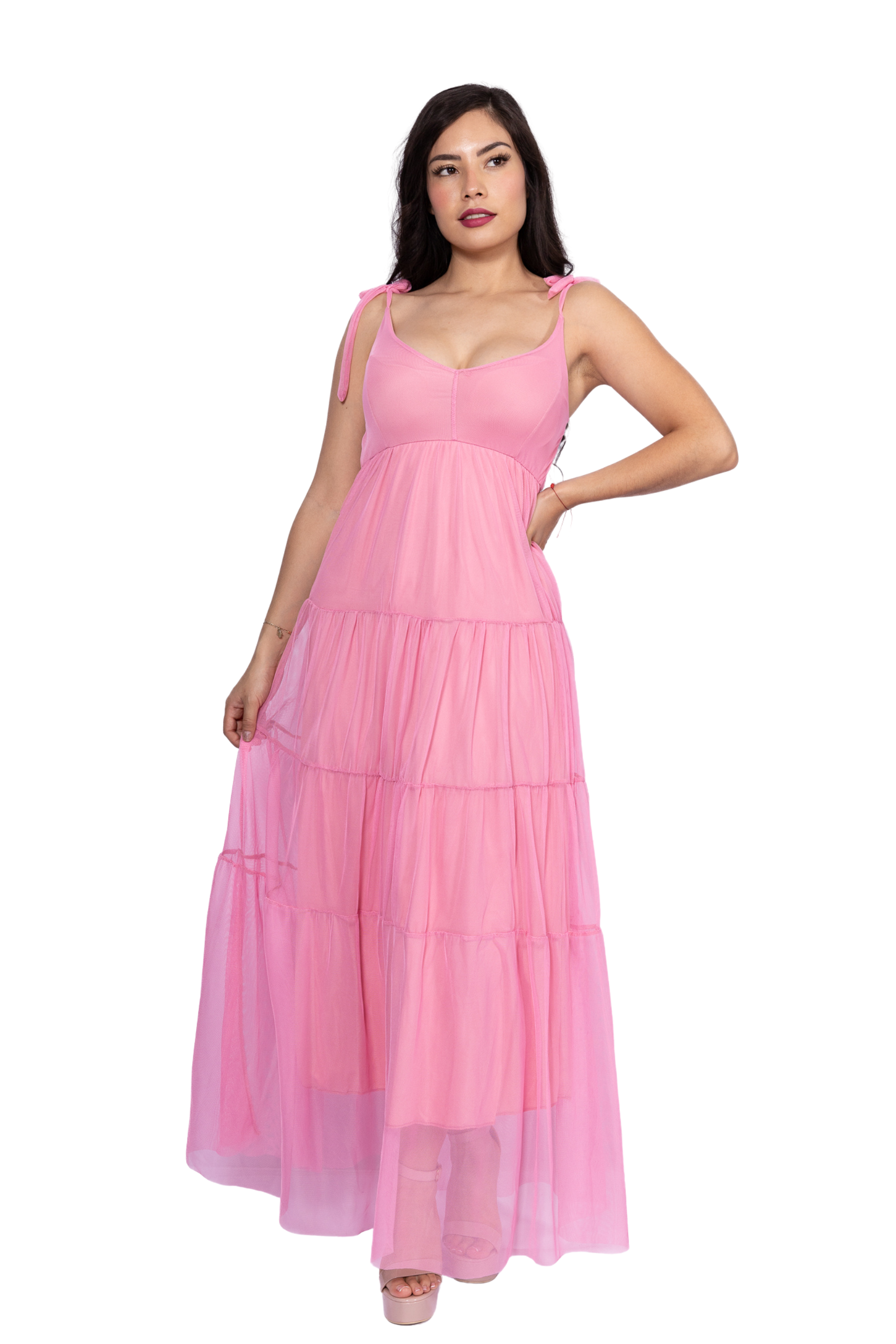 Maxivestido Merida tirante