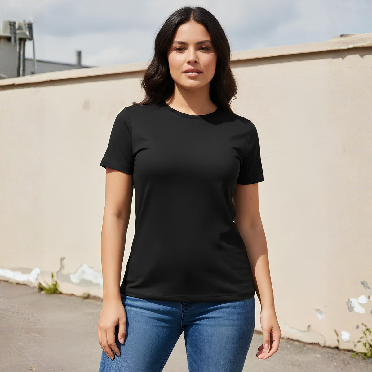 Blusa Lisa Manga Corta