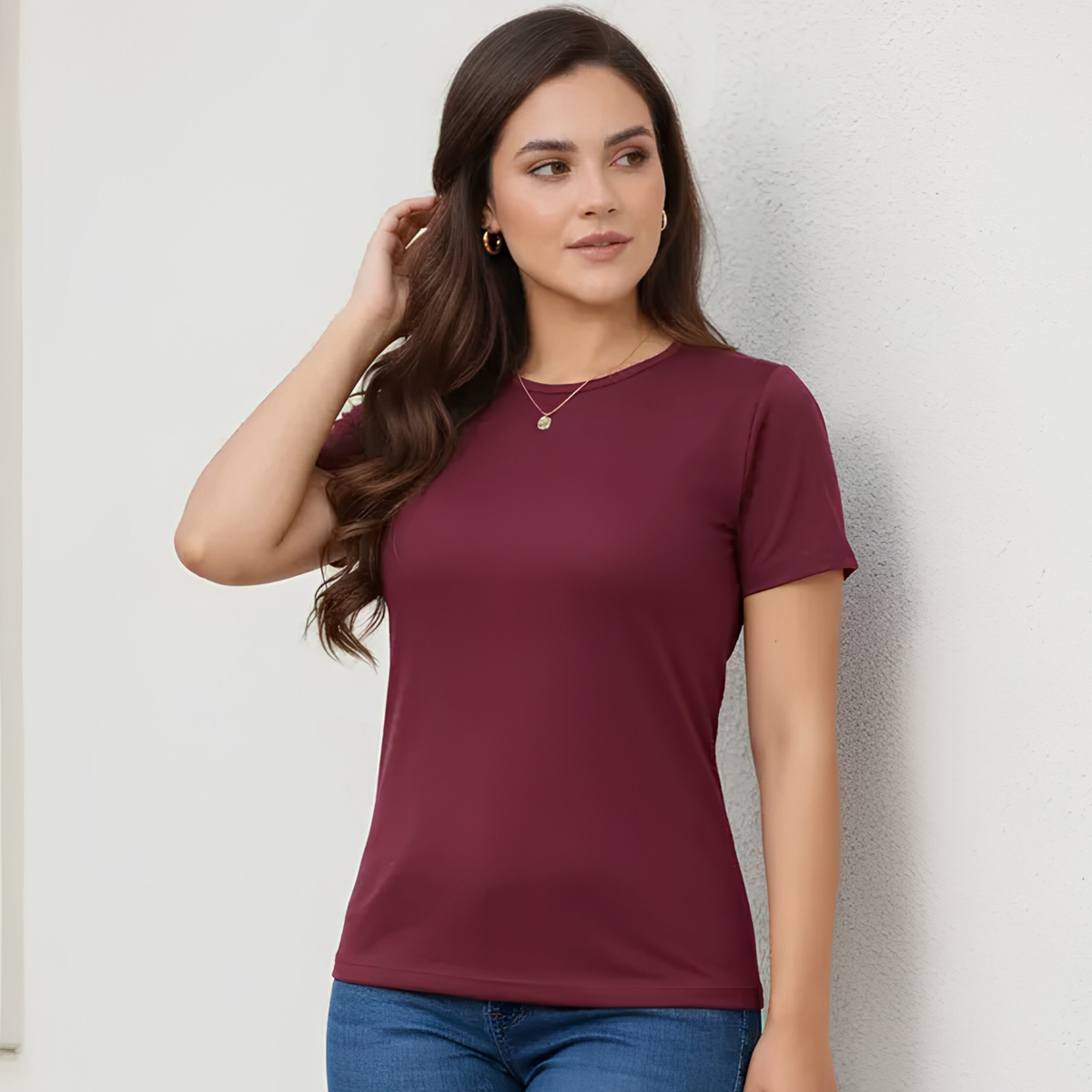 Blusa Lisa Manga Corta