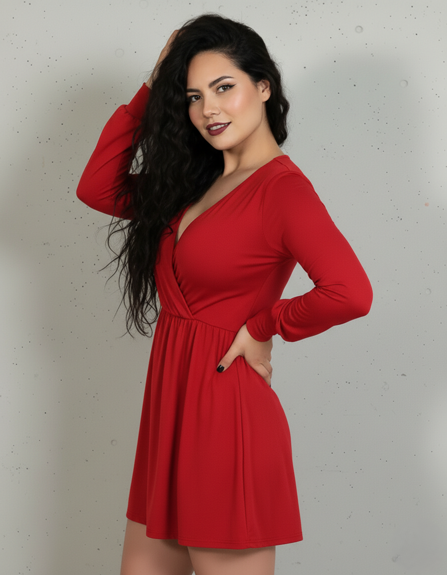 Vestido Venus Manga Larga