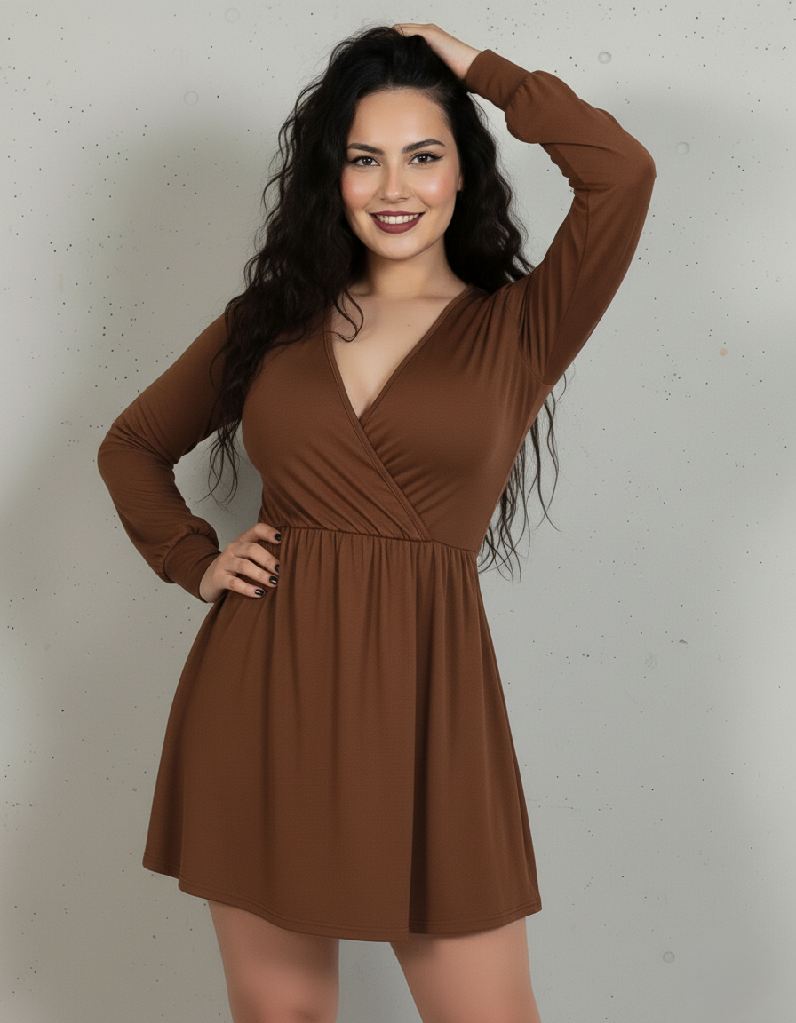 Vestido Venus Manga Larga