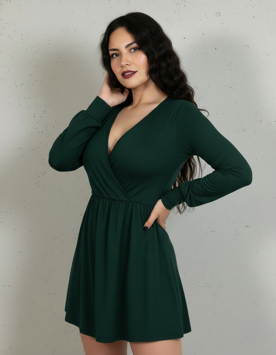 Vestido Venus Manga Larga