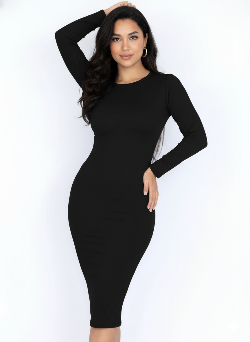Vestido Londres Manga Larga