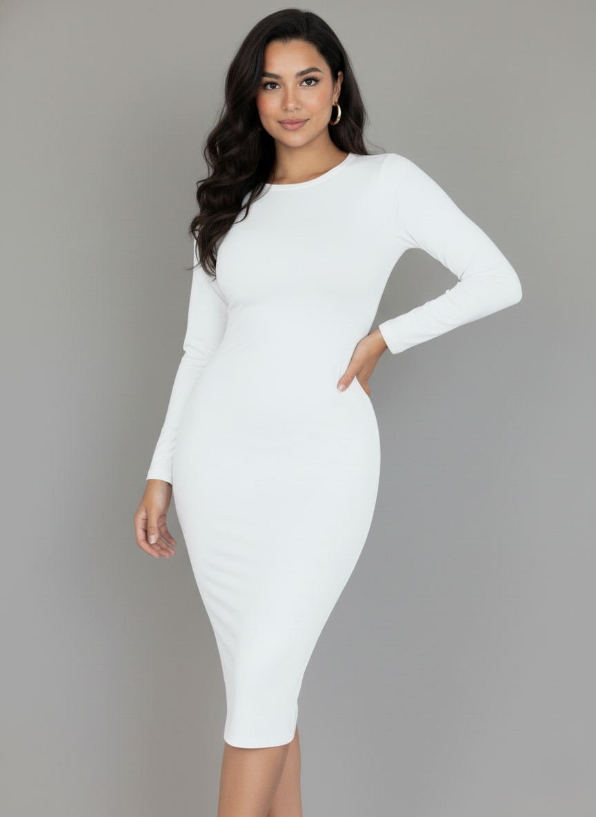 Vestido Londres Manga Larga