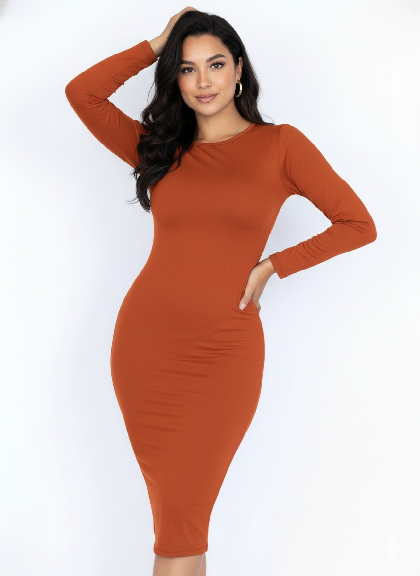 Vestido Londres Manga Larga