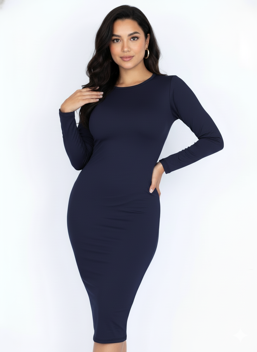 Vestido Londres Manga Larga