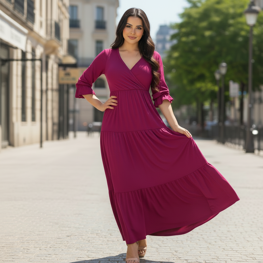Maxivestido Manhattan