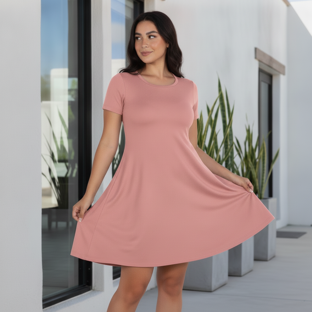 Vestido Bolivia Manga Corta