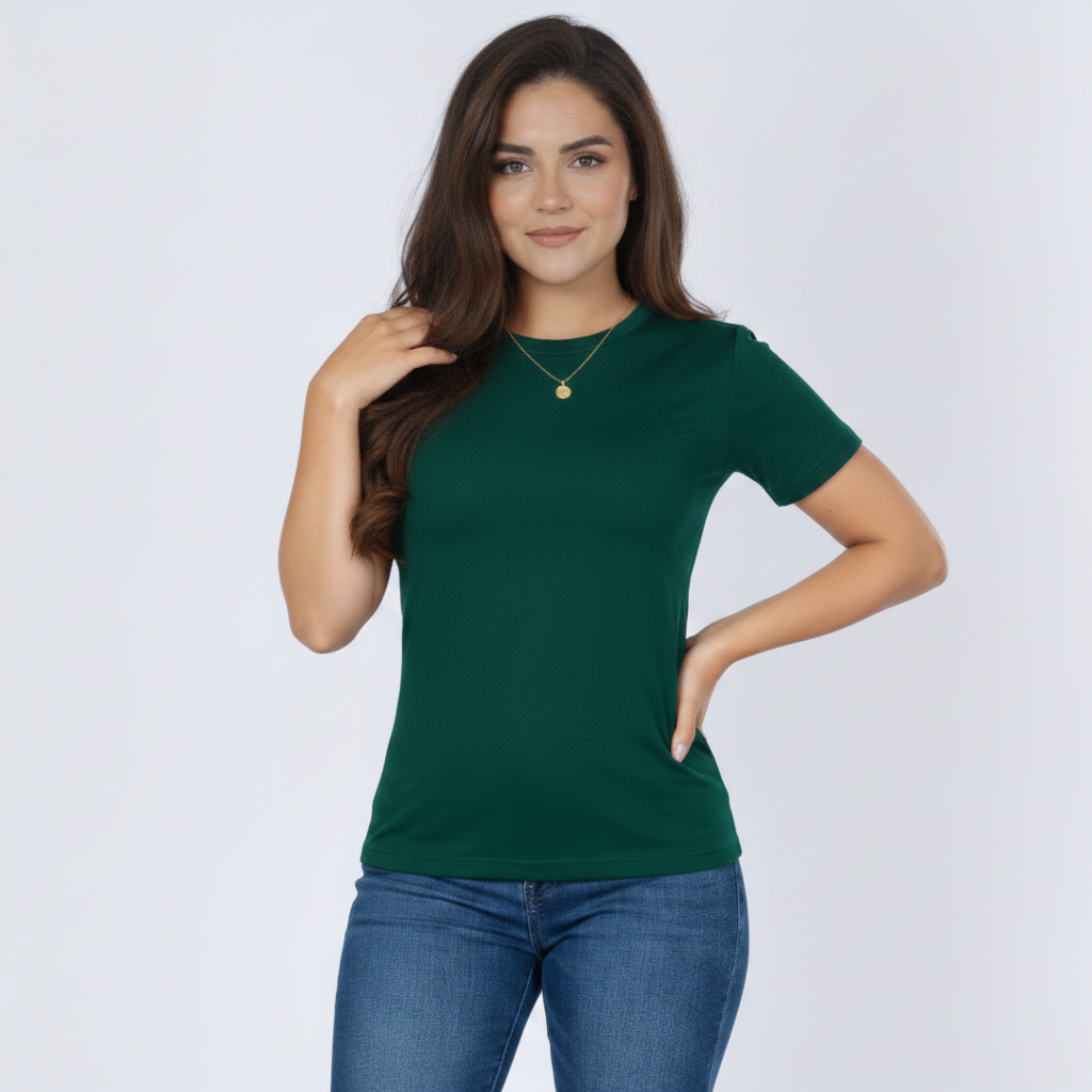 Blusa Lisa Manga Corta