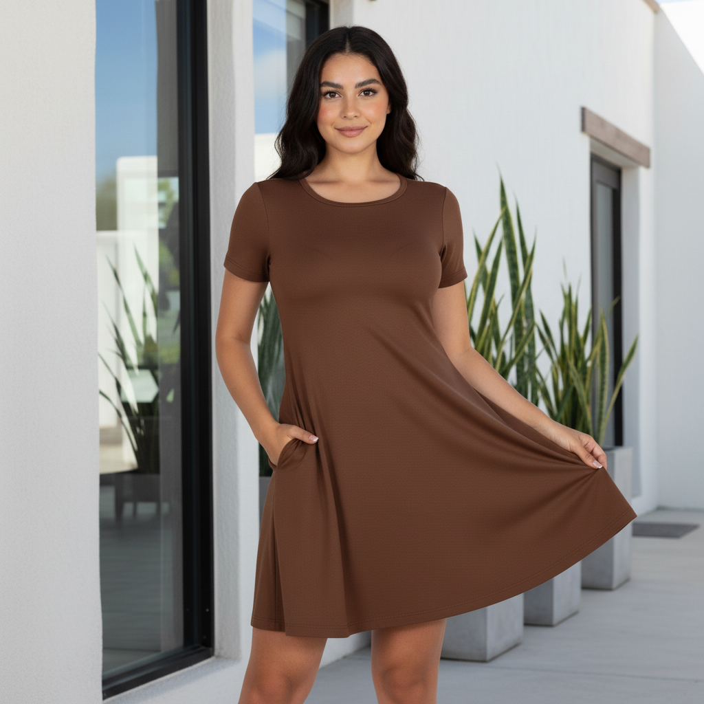Vestido Bolivia Manga Corta