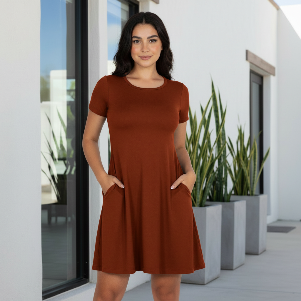 Vestido Bolivia Manga Corta