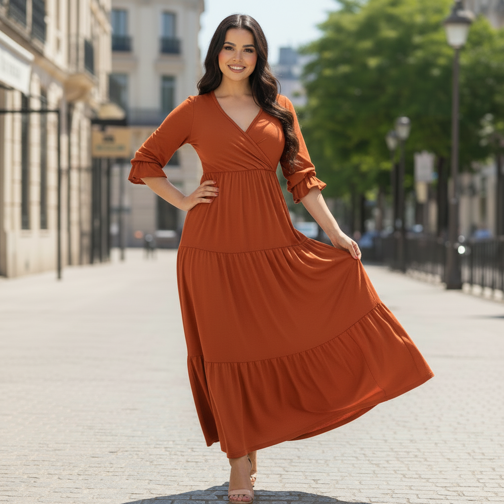Maxivestido Manhattan