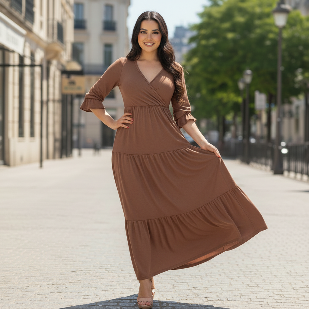 Maxivestido Manhattan