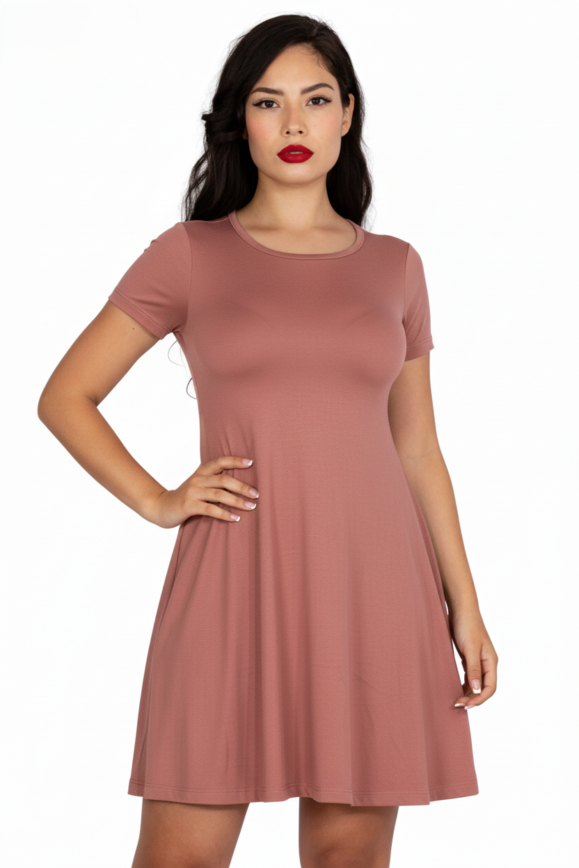 Vestido Bolivia Manga Corta