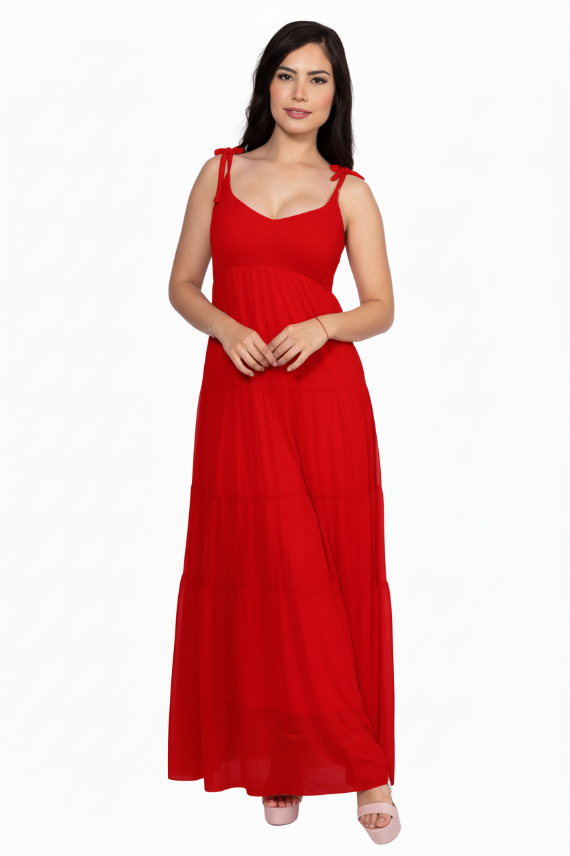 Maxivestido Merida tirante