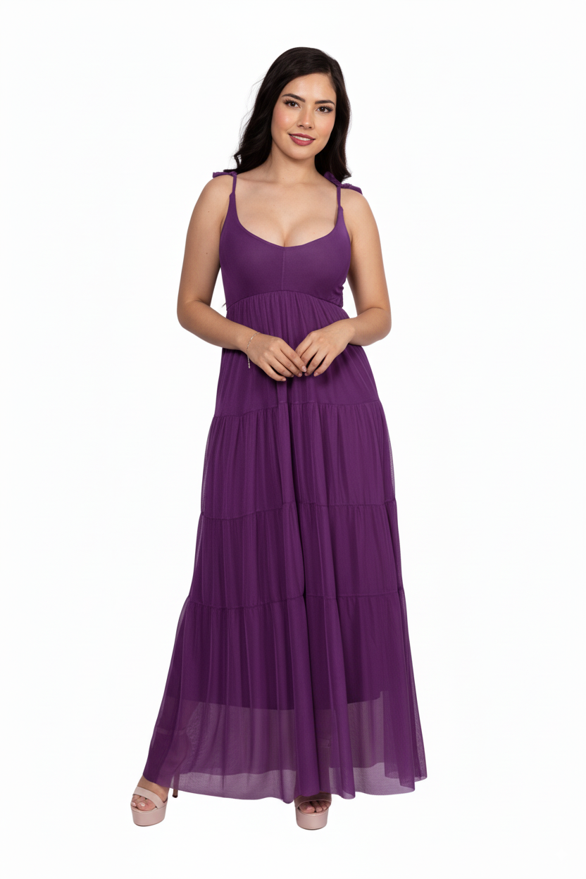 Maxivestido Merida tirante
