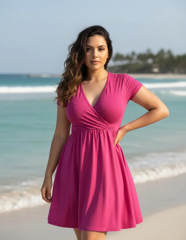 Vestido Venus Manga Corta