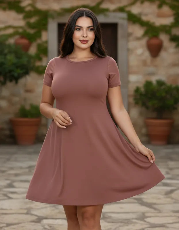 Vestido Aurora Manga Corta