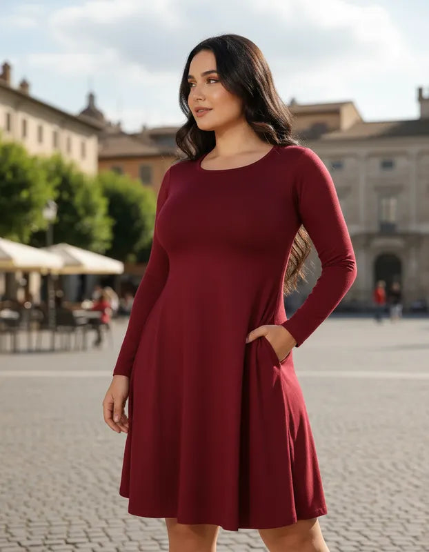 Vestido Bolivia Manga Larga