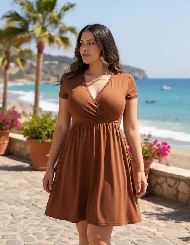 Vestido Venus Manga Corta