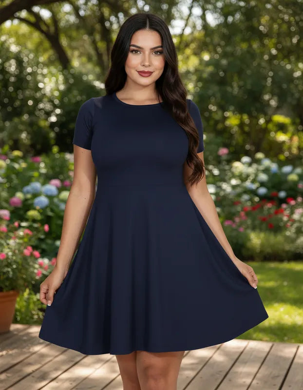 Vestido Aurora Manga Corta