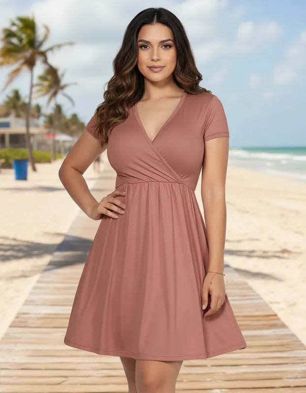 Vestido Venus Manga Corta