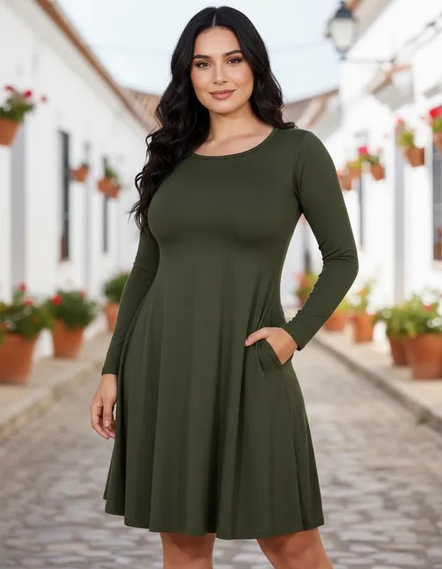 Vestido Bolivia Manga Larga