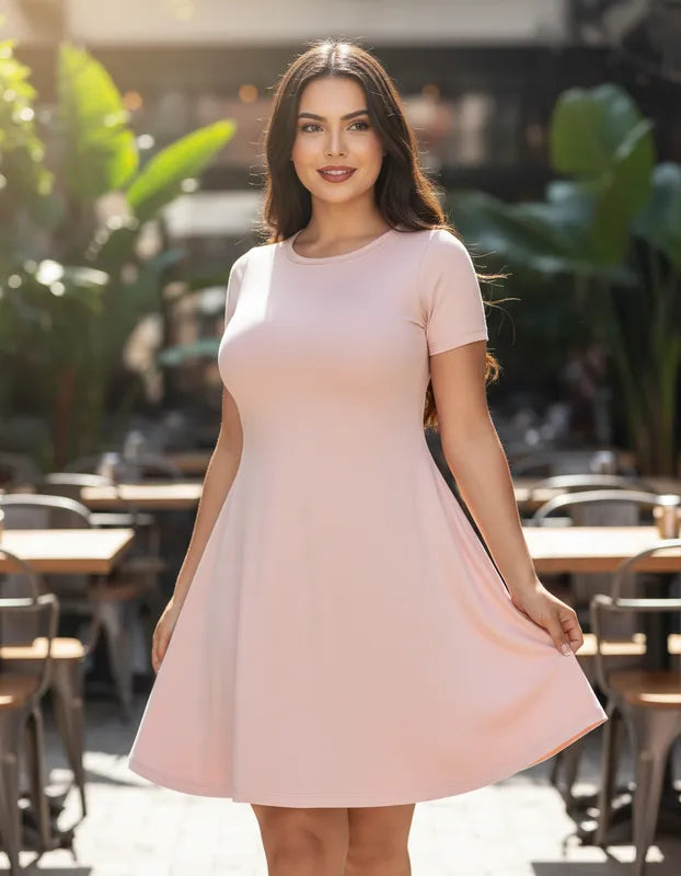 Vestido Aurora Manga Corta