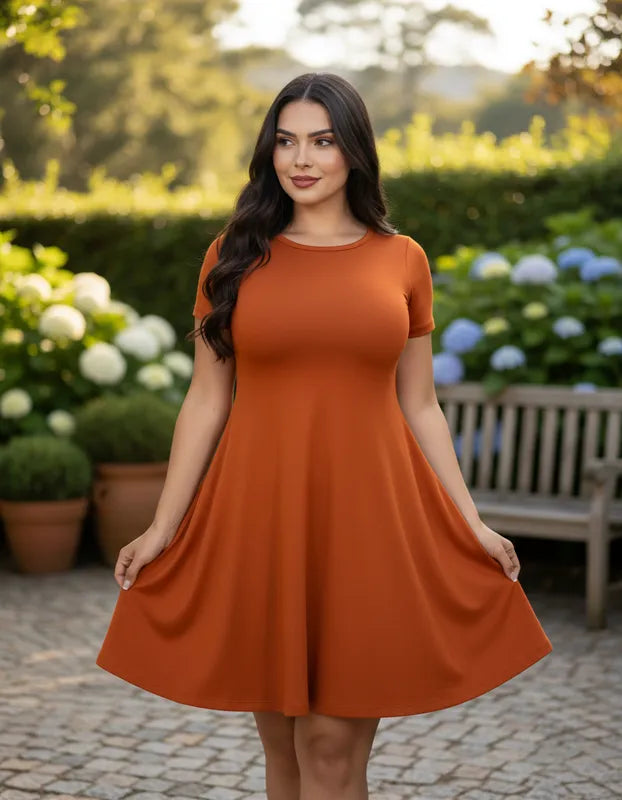Vestido Aurora Manga Corta