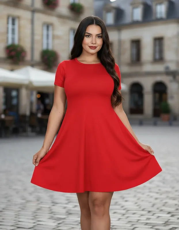 Vestido Aurora Manga Corta