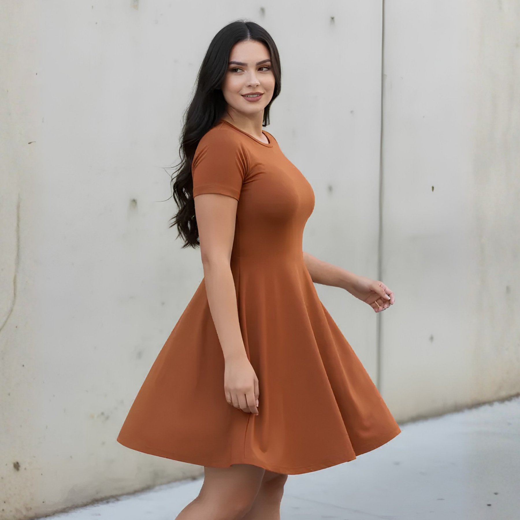 Vestido Aurora Manga Corta