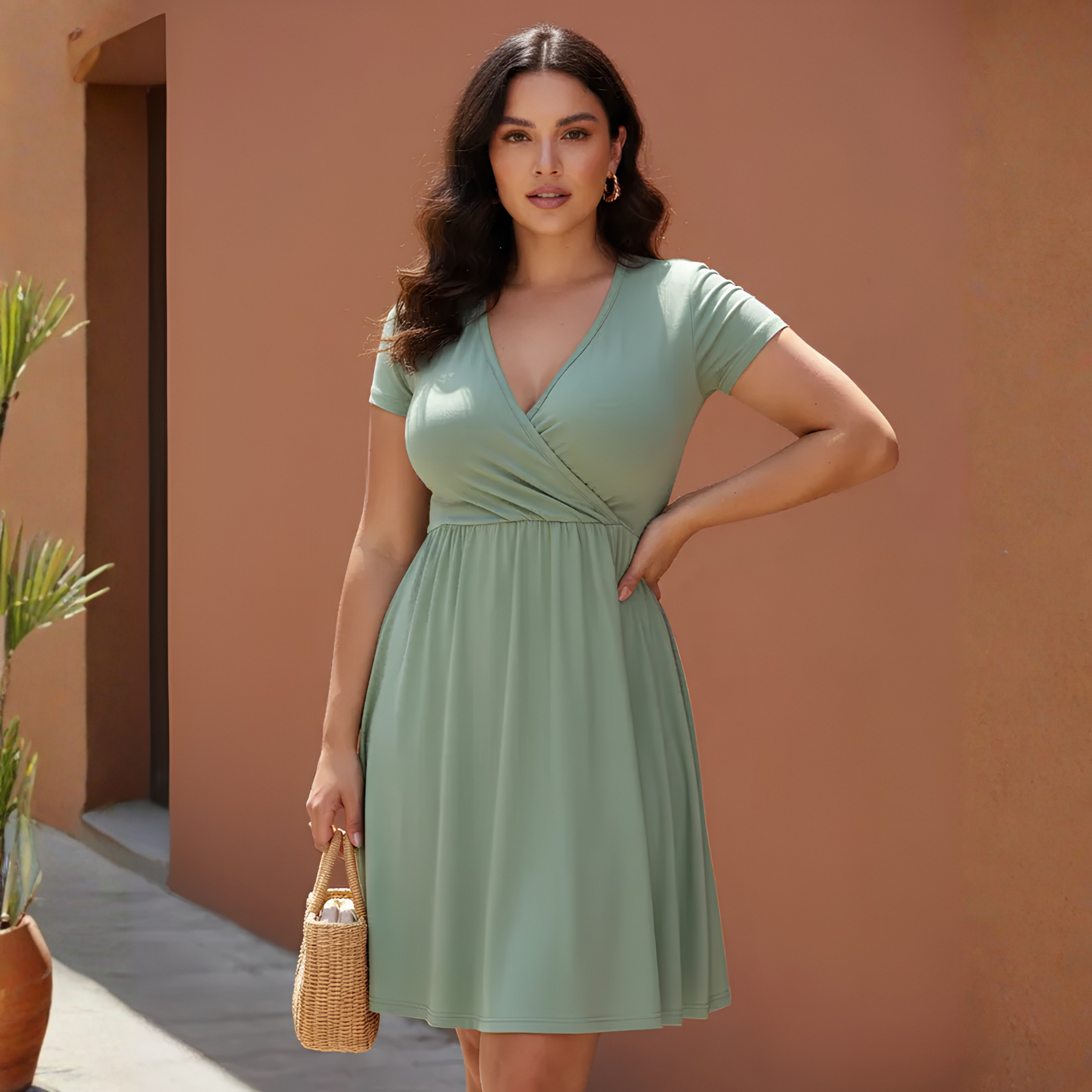 Vestido Venus Manga Corta