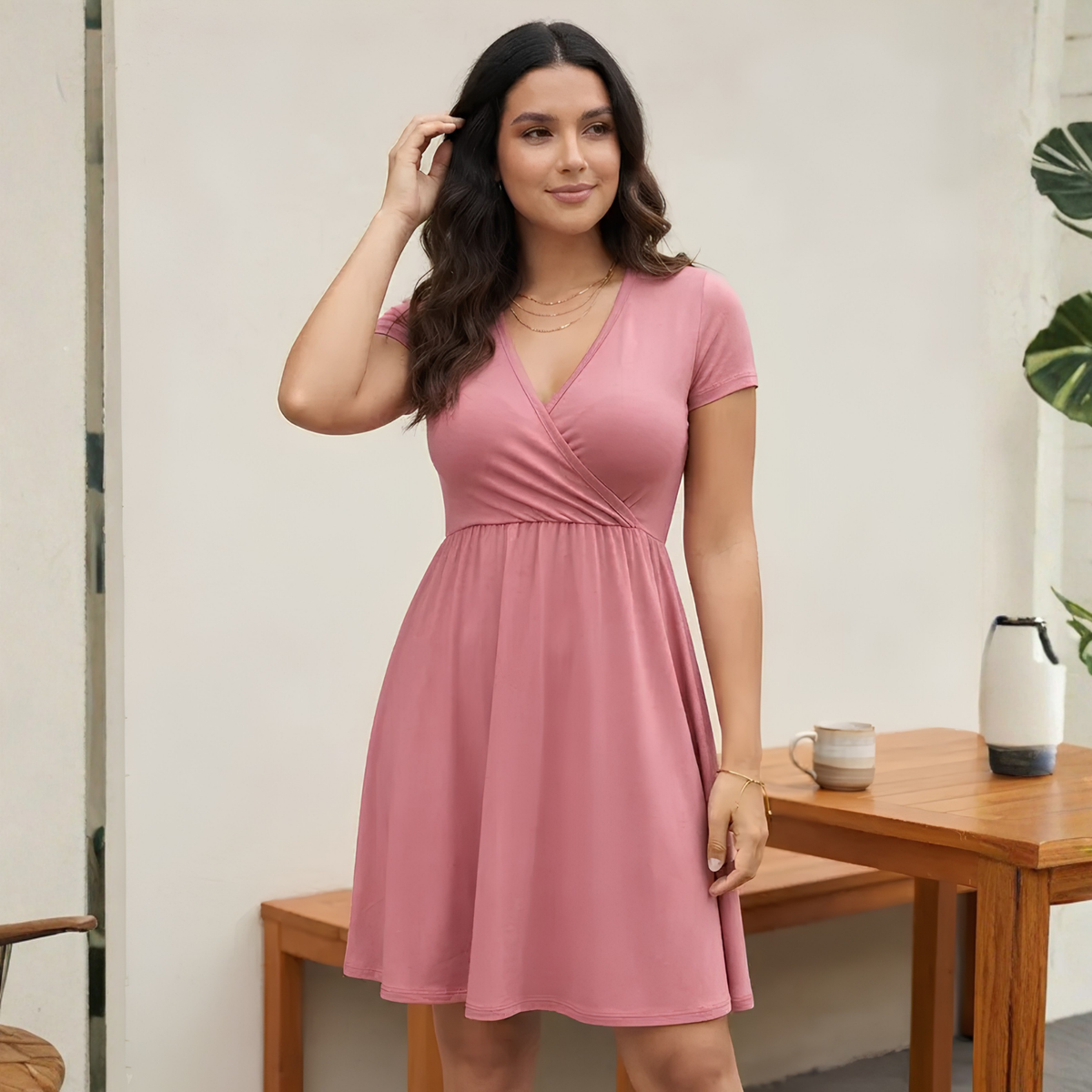 Vestido Venus Manga Corta