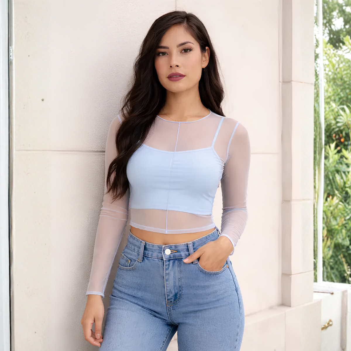 Blusa Alabama Manga larga