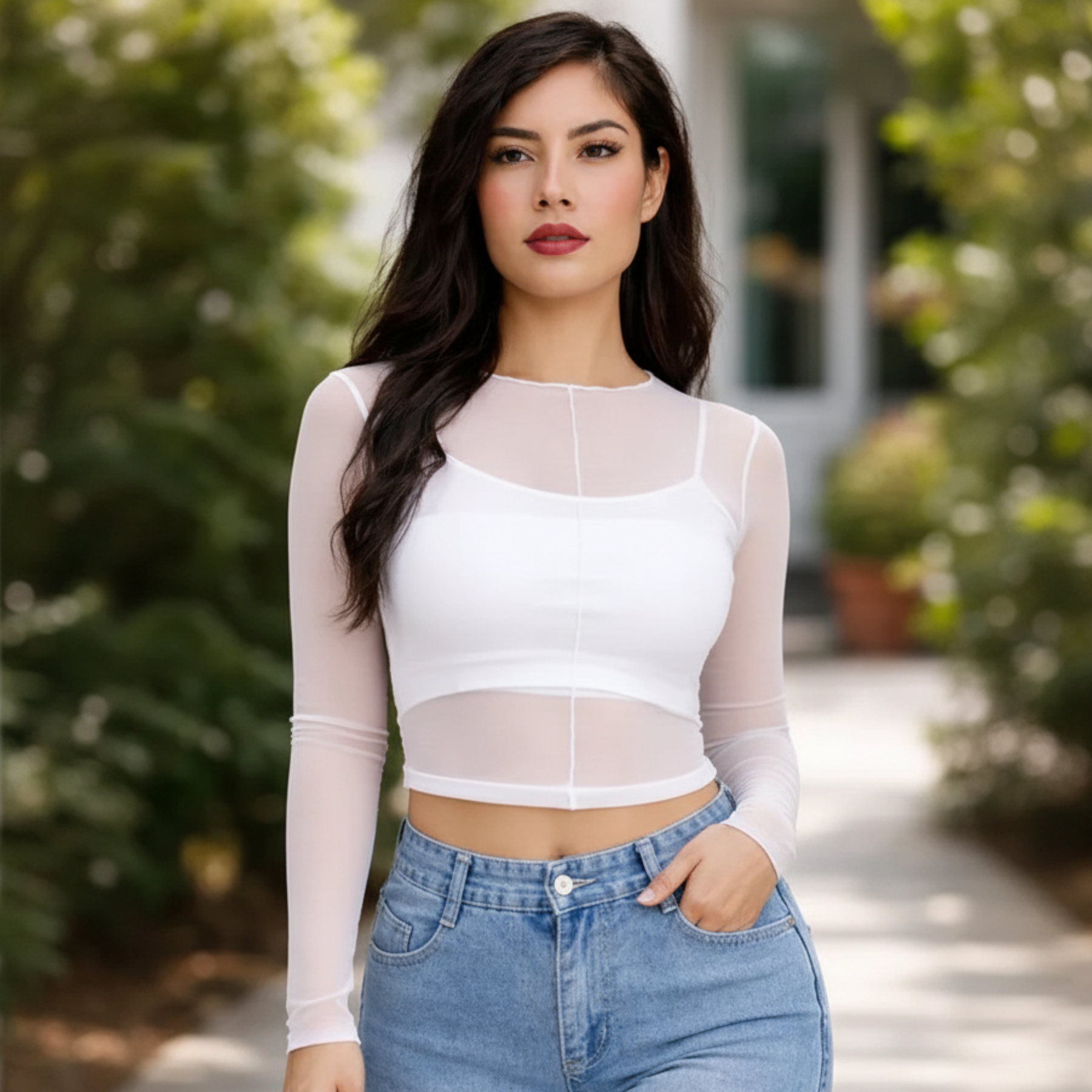 Blusa Alabama Manga larga