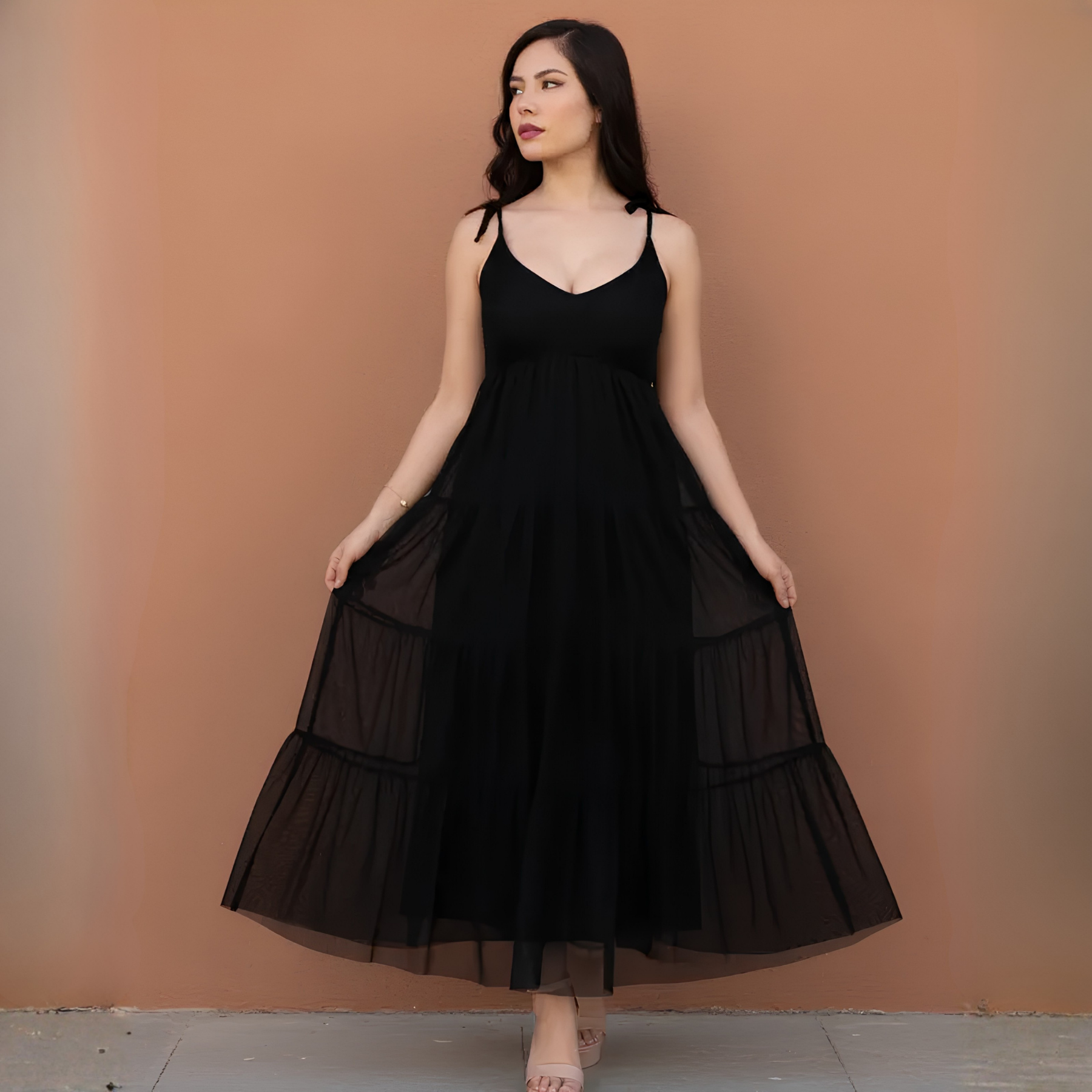 Maxivestido Merida tirante