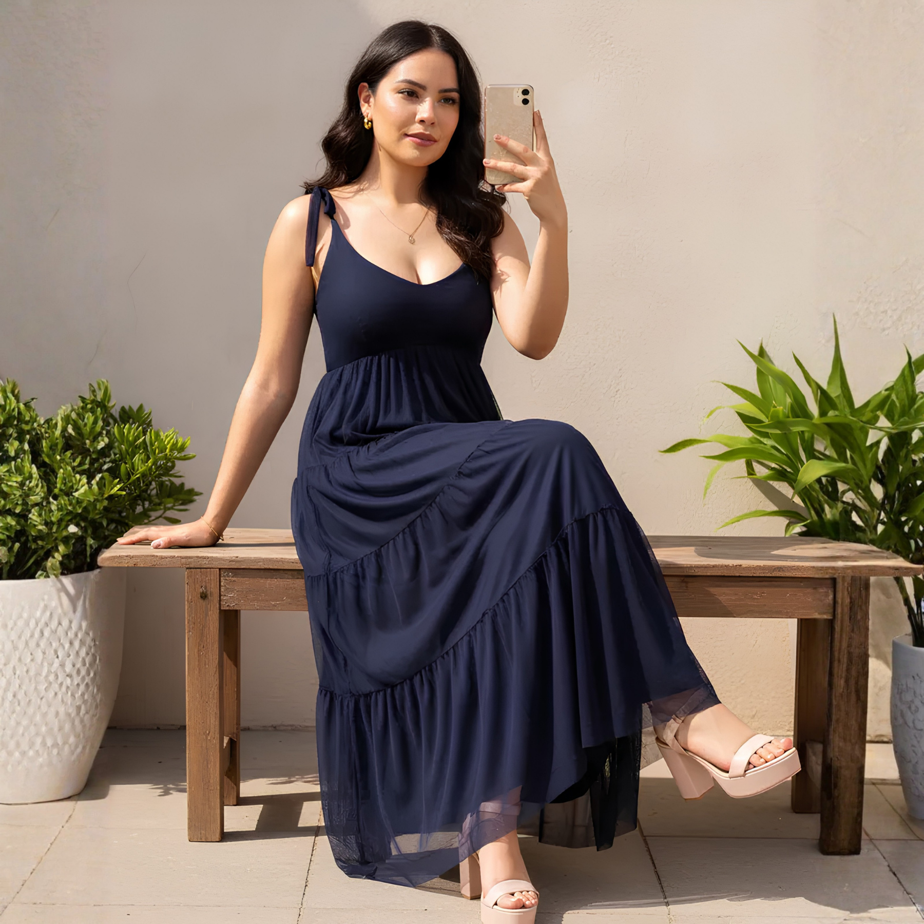 Maxivestido Merida tirante
